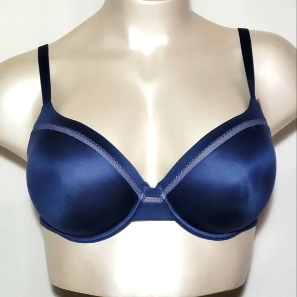 36D Maidenform SE9500 9500 Self Expressions Memory Foam with Lift UW Bra Navy - Picture 1 of 6